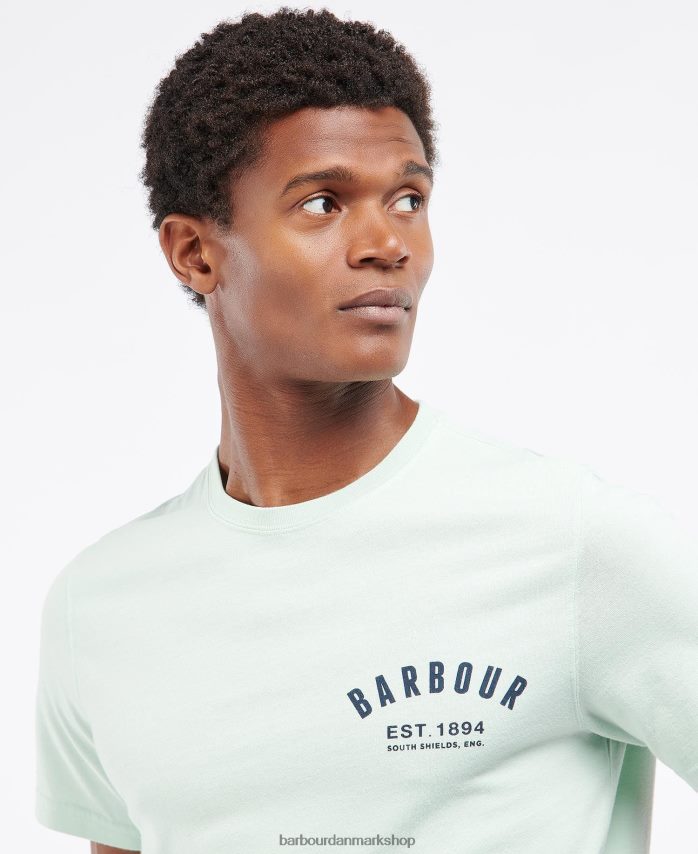 støvet mynte preppy t-shirt BR2BR2826 Mænd Barbour tøj