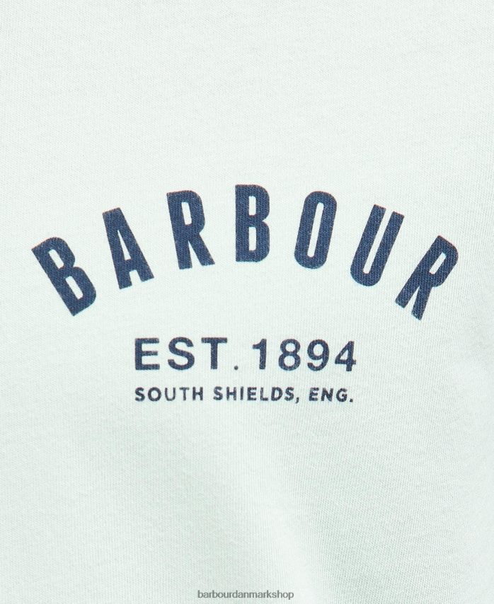 støvet mynte preppy t-shirt BR2BR2826 Mænd Barbour tøj
