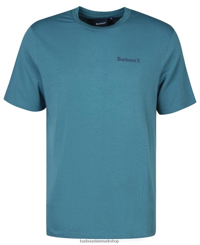 tåge koordinater logo t-shirt BR2BR2843 Mænd Barbour tøj