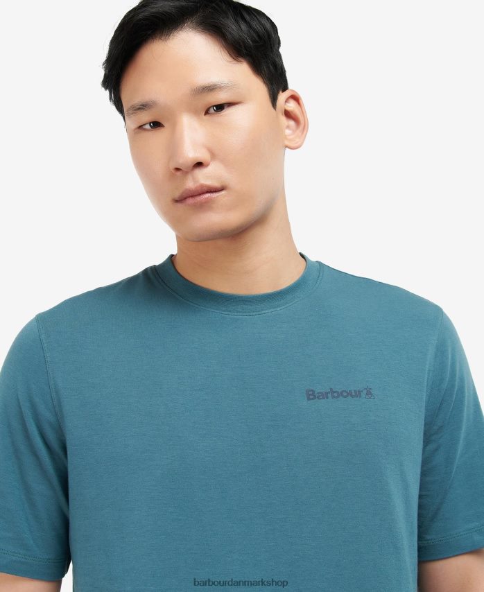 tåge koordinater logo t-shirt BR2BR2843 Mænd Barbour tøj