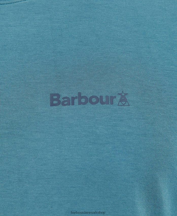 tåge koordinater logo t-shirt BR2BR2843 Mænd Barbour tøj