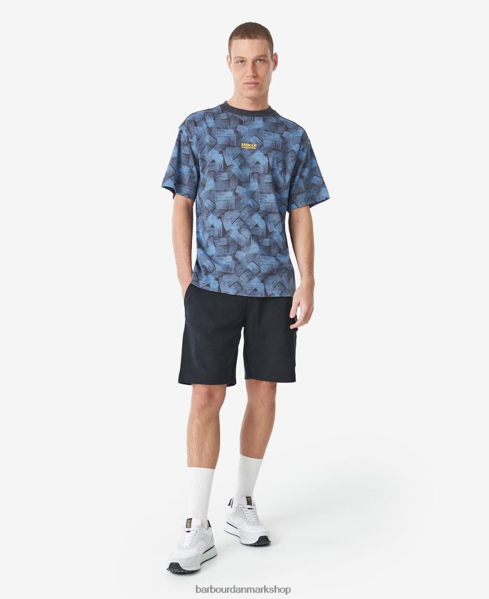 trækul maxwell oversized t-shirt BR2BR2875 Mænd Barbour tøj