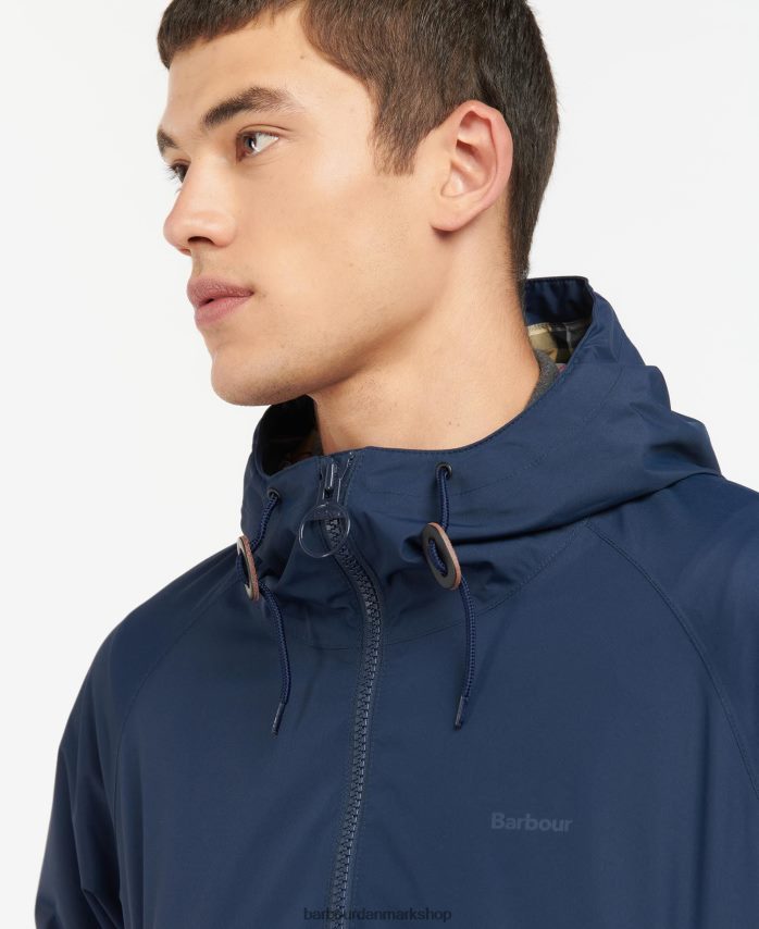 marineblå/kjole dormus vandtæt jakke med hætte BR2BR2188 Mænd Barbour tøj