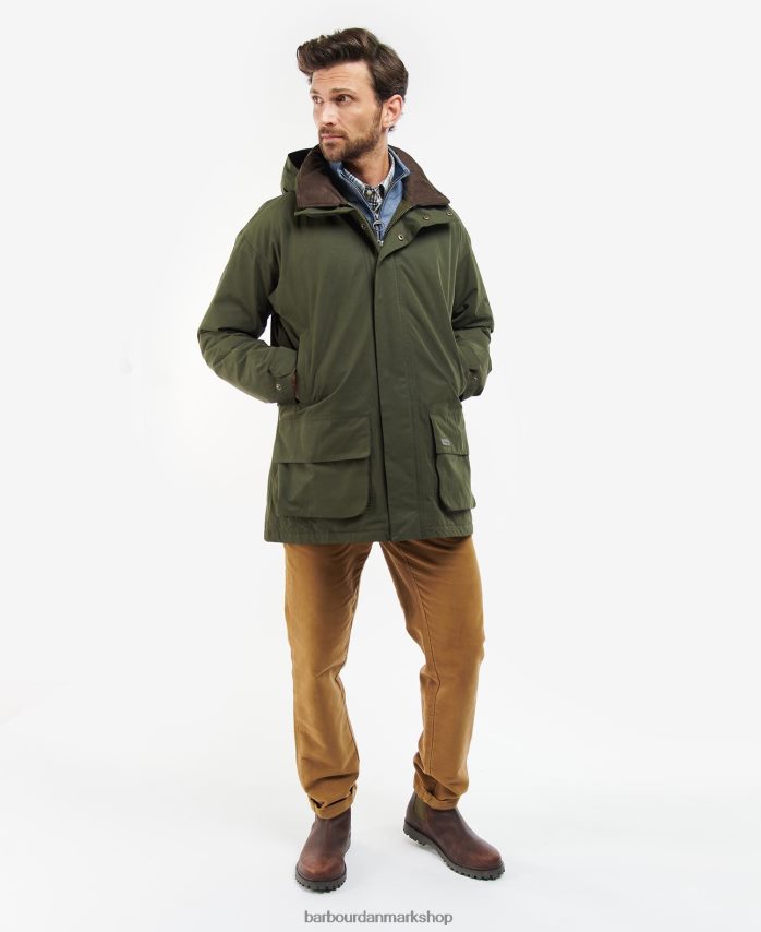oliven beaconsfield jakke BR2BR2187 Mænd Barbour tøj