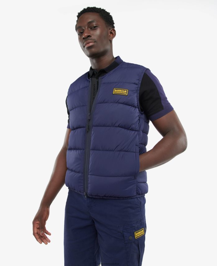 blæk ripley quiltet vest BR2BR2256 Mænd Barbour tøj