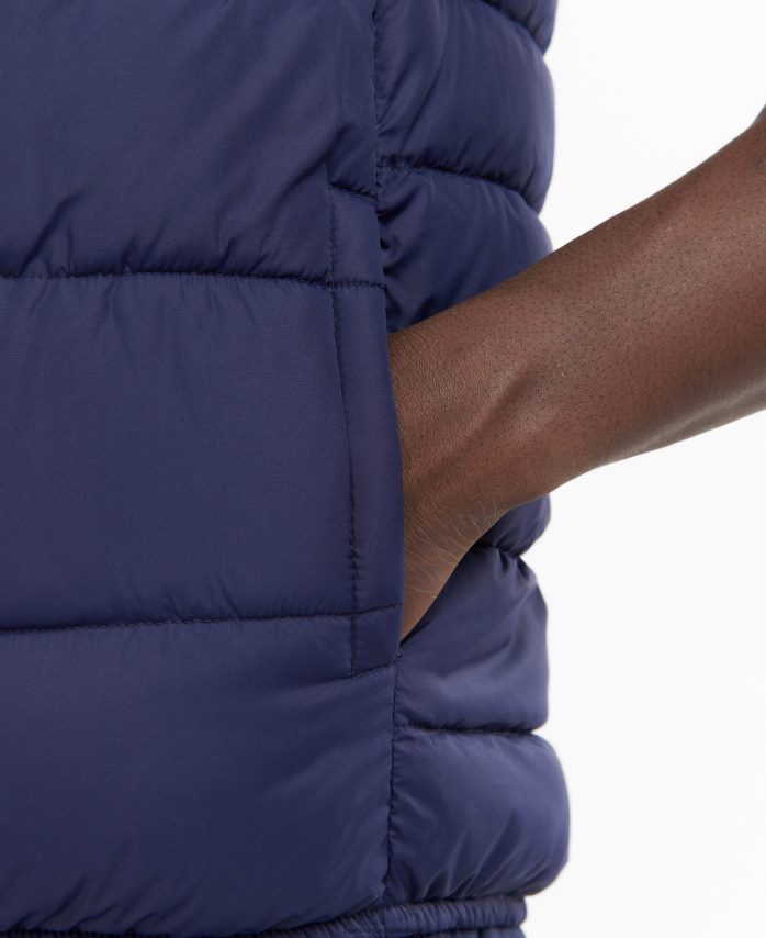 blæk ripley quiltet vest BR2BR2256 Mænd Barbour tøj