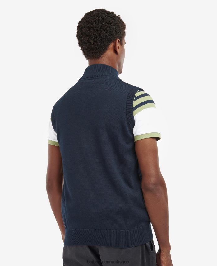 klassisk flåde dawdon strikket vest BR2BR2282 Mænd Barbour tøj