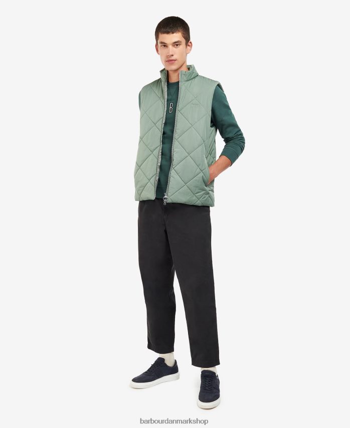 klassisk flåde finchley quiltet vest BR2BR2244 Mænd Barbour tøj