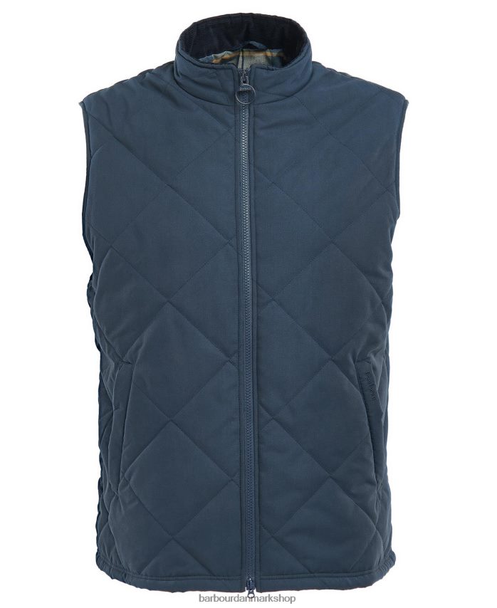 marine/flod birke tartan kurt vatteret vest BR2BR2246 Mænd Barbour tøj