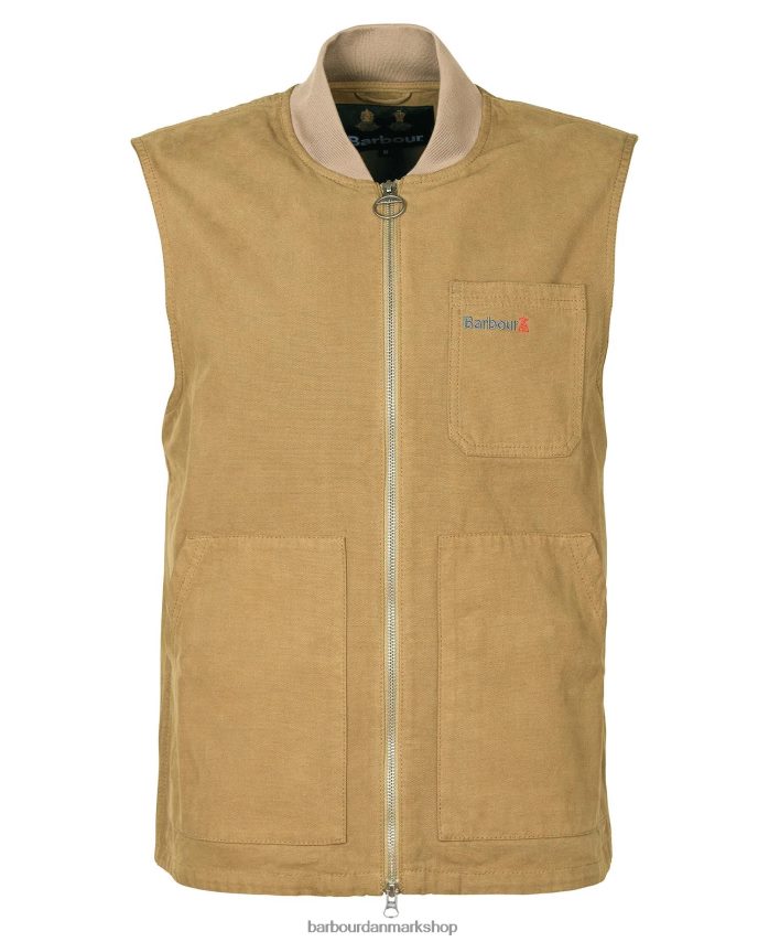 militær brun tin gilet BR2BR2236 Mænd Barbour tøj