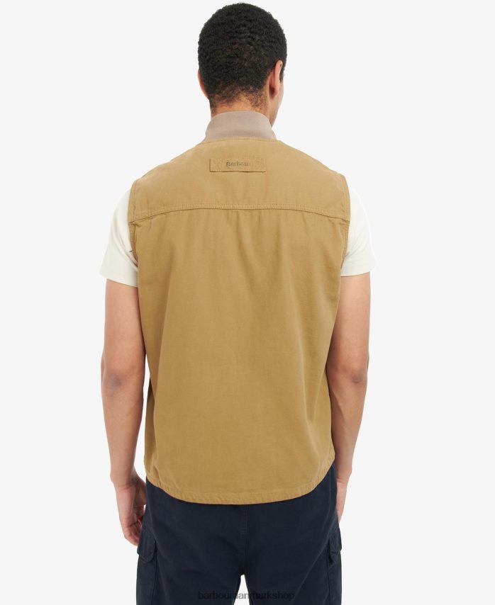 militær brun tin gilet BR2BR2236 Mænd Barbour tøj
