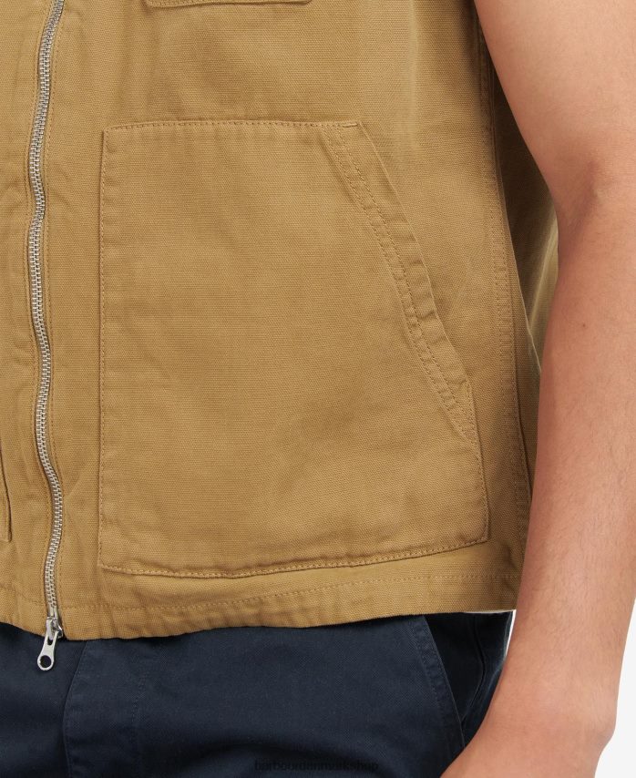 militær brun tin gilet BR2BR2236 Mænd Barbour tøj