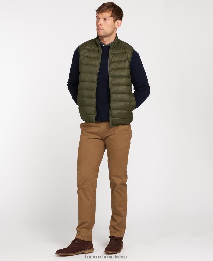 oliven brettby gilet BR2BR2231 Mænd Barbour tøj