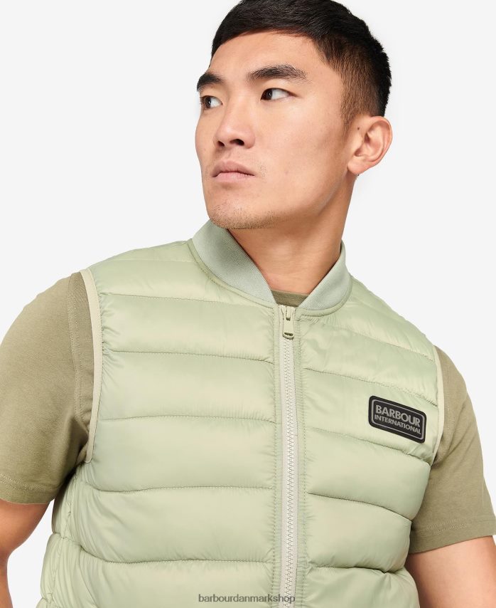 oliven elgin vatteret vest BR2BR2272 Mænd Barbour tøj