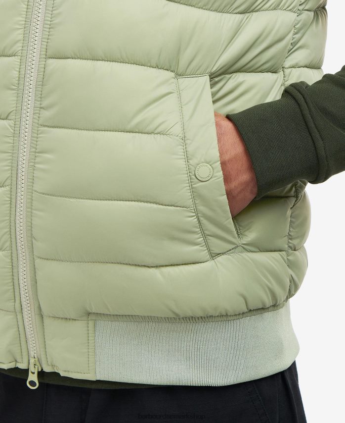 oliven elgin vatteret vest BR2BR2272 Mænd Barbour tøj