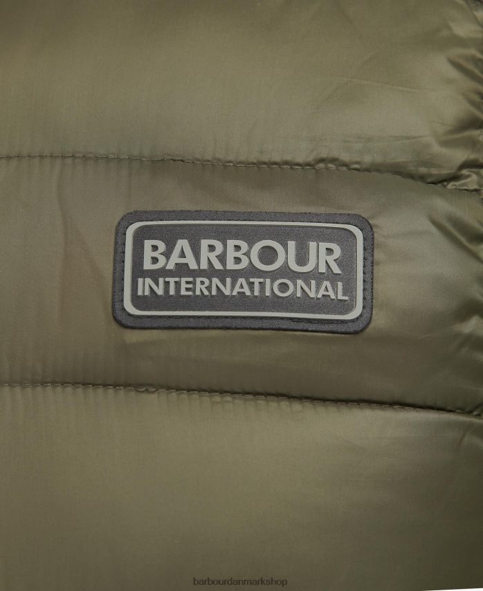 oliven elgin vatteret vest BR2BR2275 Mænd Barbour tøj