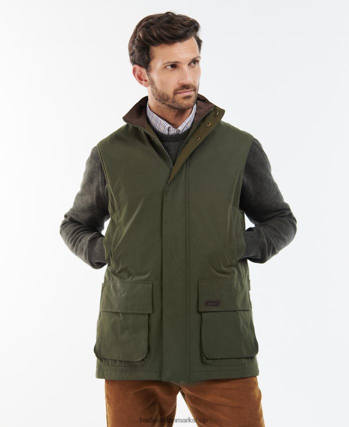 oliven farringdon gilet BR2BR2230 Mænd Barbour tøj
