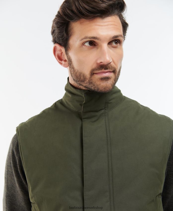 oliven farringdon gilet BR2BR2230 Mænd Barbour tøj