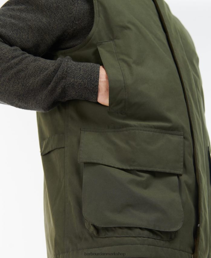 oliven farringdon gilet BR2BR2230 Mænd Barbour tøj