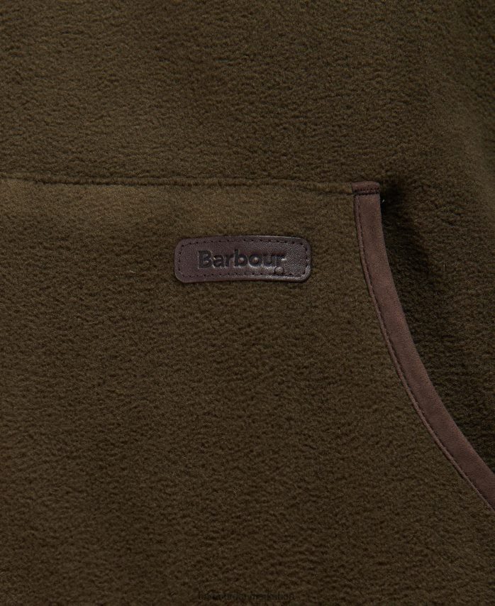 oliven oakmoor fleece vest BR2BR2240 Mænd Barbour tøj