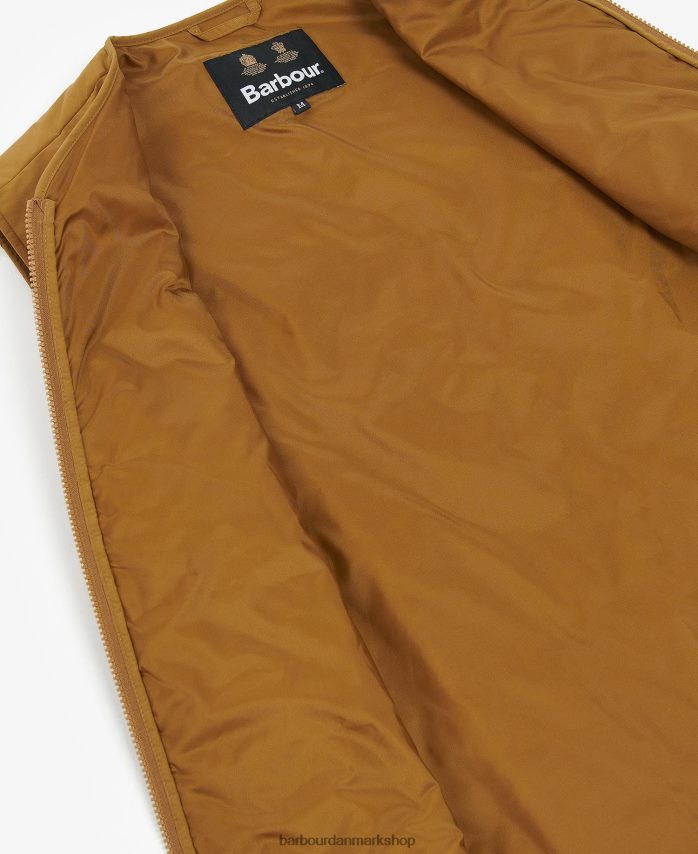 rødbrun harpen polstret vest BR2BR2243 Mænd Barbour tøj