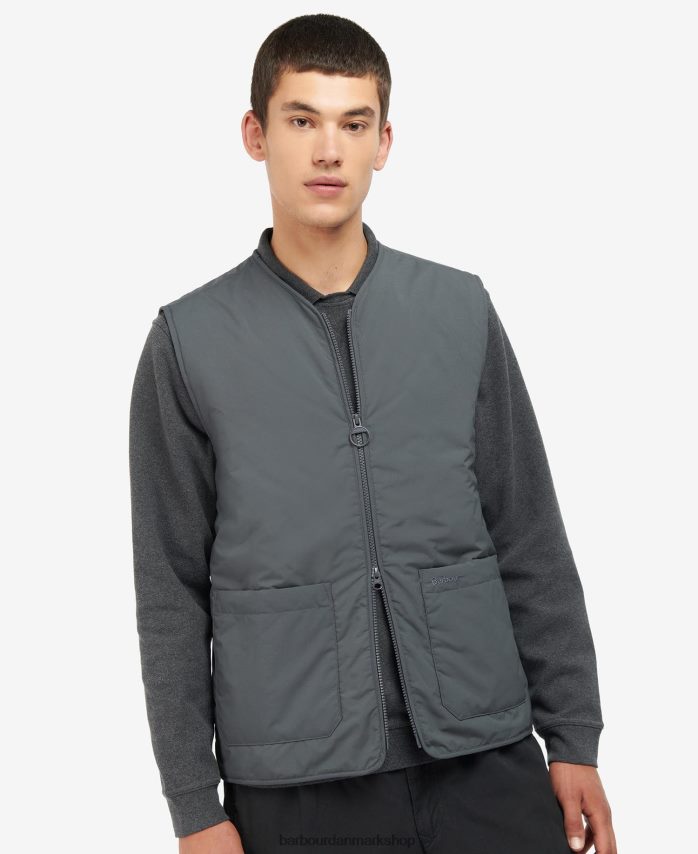 rødbrun harpen polstret vest BR2BR2262 Mænd Barbour tøj