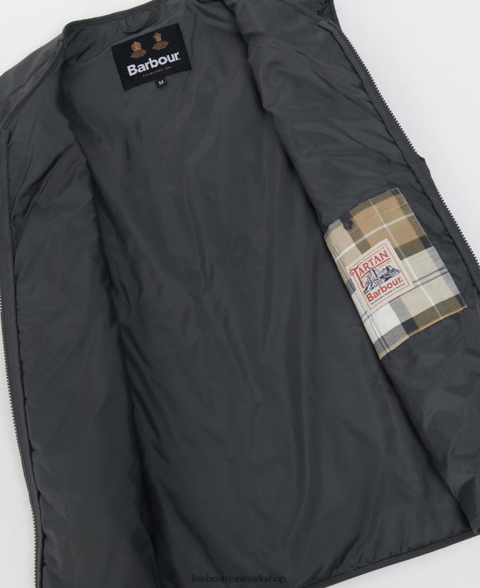 rødbrun harpen polstret vest BR2BR2262 Mænd Barbour tøj