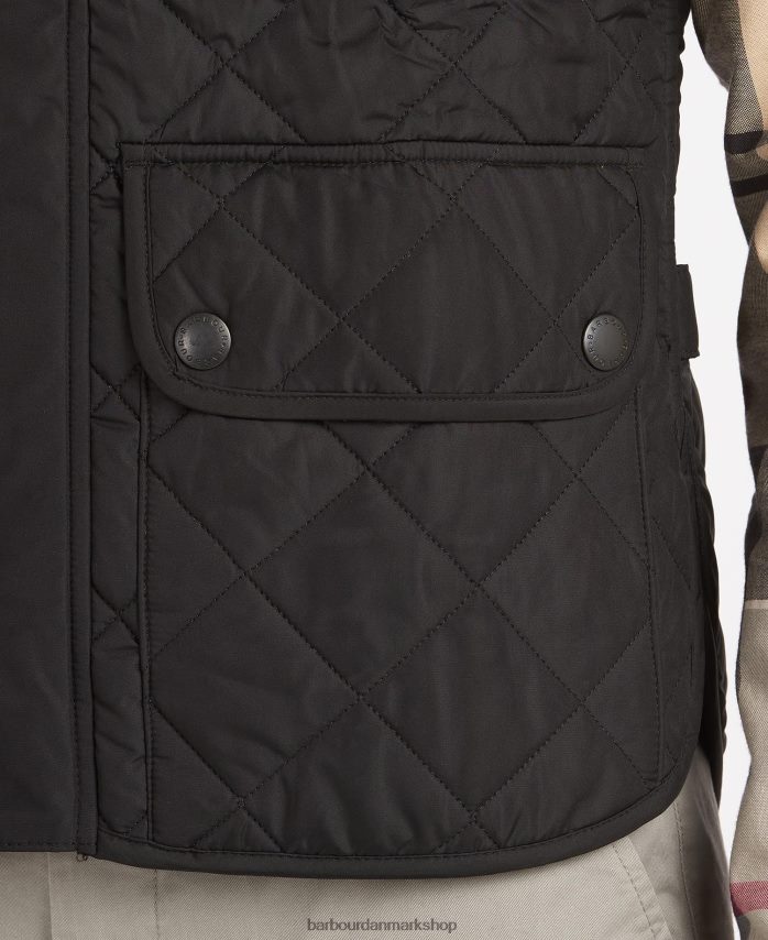 sort laveredale gilet BR2BR2225 Mænd Barbour tøj