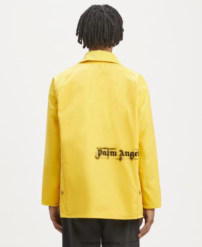 Hot pink malik bedale voksjakke BR2BR268 Mænd Palm Angels x Barbour tøj