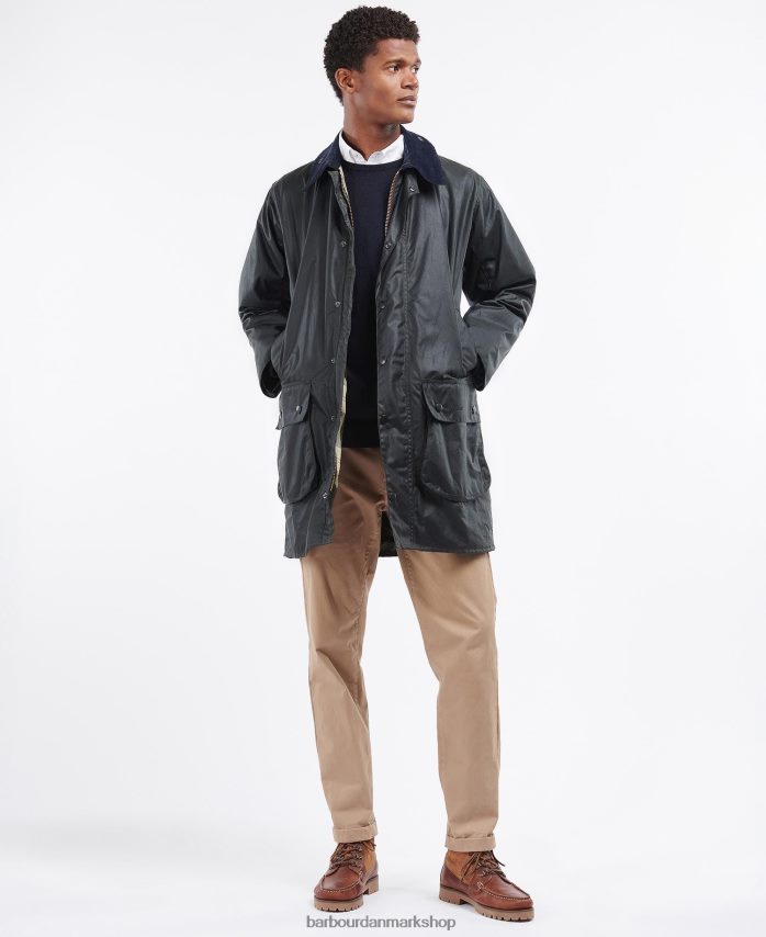 flåde border voks jakke BR2BR238 Mænd Barbour tøj