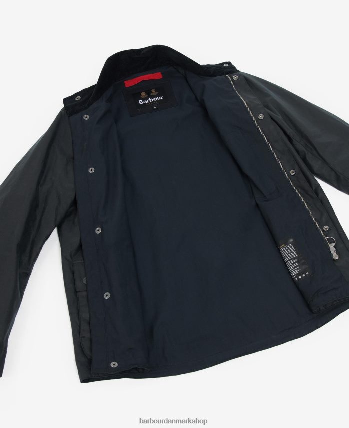 klassisk flåde riley vokset jakke BR2BR252 Mænd Barbour tøj