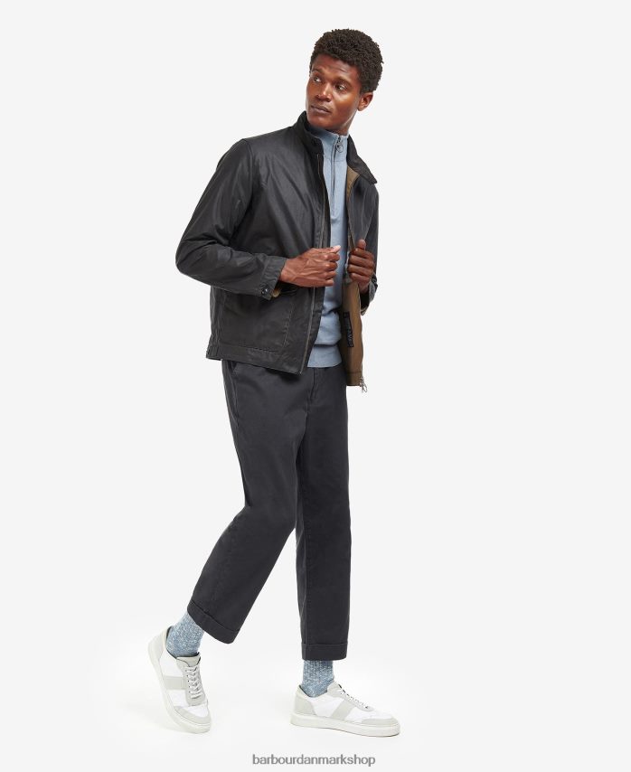 klassisk grå harben vokset jakke BR2BR261 Mænd Barbour tøj