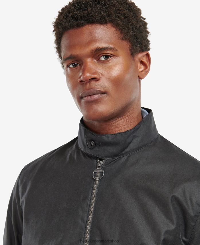 klassisk grå harben vokset jakke BR2BR261 Mænd Barbour tøj
