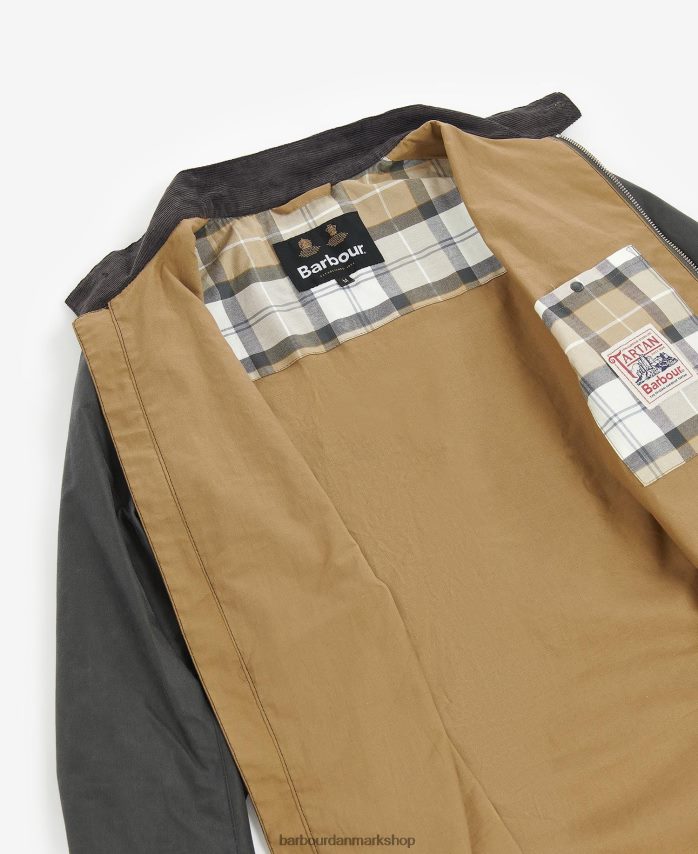 klassisk grå harben vokset jakke BR2BR261 Mænd Barbour tøj