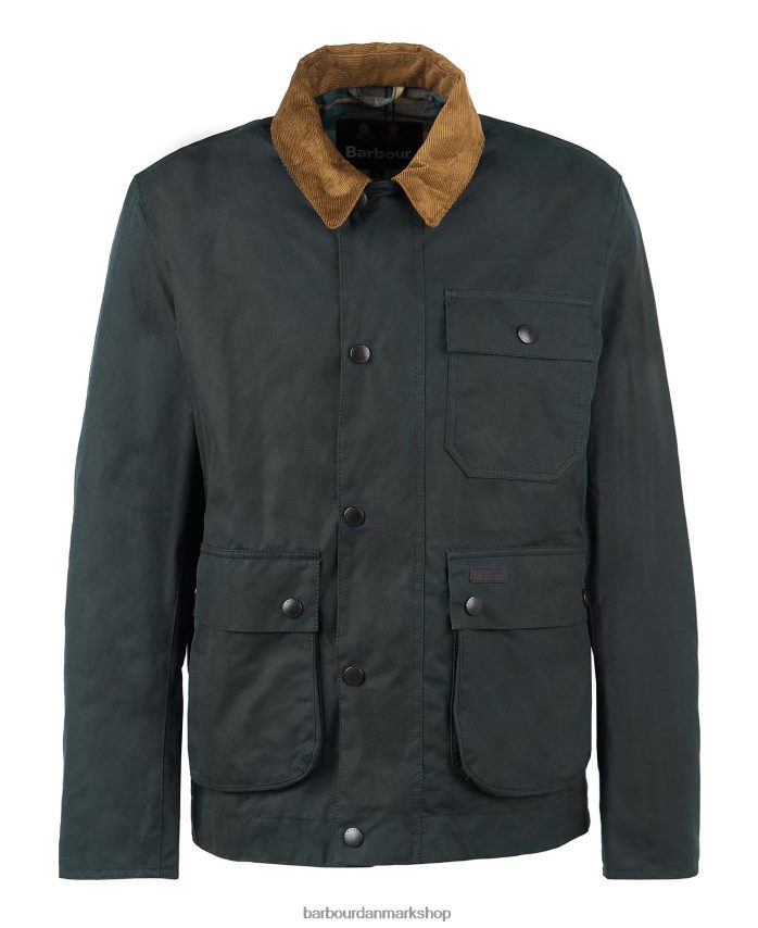 marine/flod birke tartan meldon vokset jakke BR2BR233 Mænd Barbour tøj