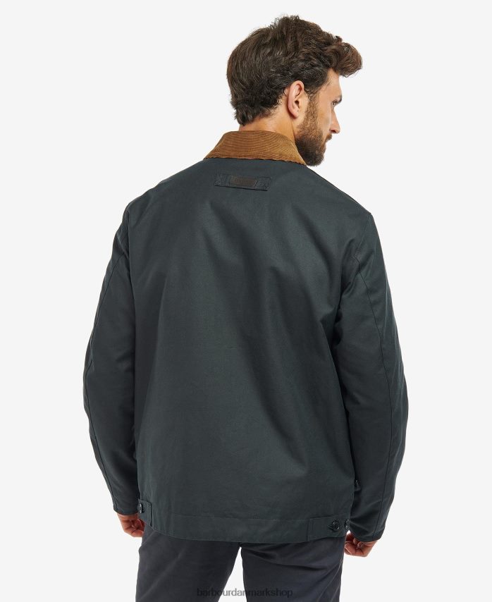 marine/flod birke tartan meldon vokset jakke BR2BR233 Mænd Barbour tøj