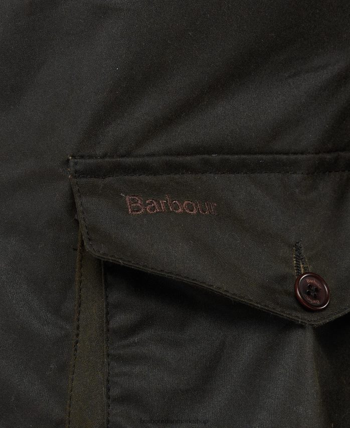 oliven beacon sports voks jakke BR2BR228 Mænd Barbour tøj