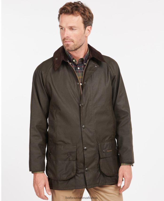 oliven klassisk beaufort voksjakke BR2BR21 Mænd Barbour tøj