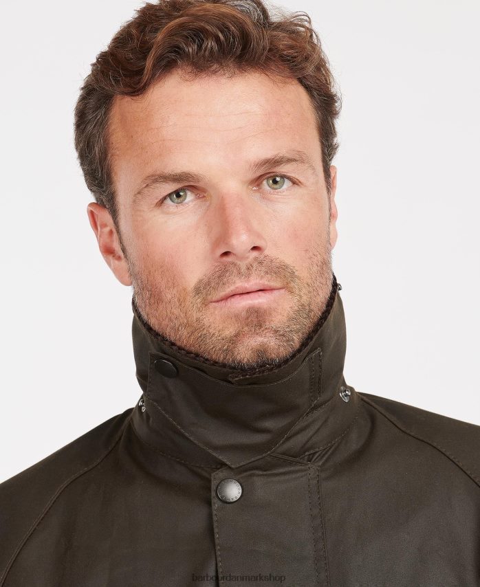 oliven klassisk beaufort voksjakke BR2BR21 Mænd Barbour tøj
