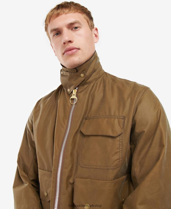 sand harlow vokset jakke BR2BR264 Mænd Barbour tøj