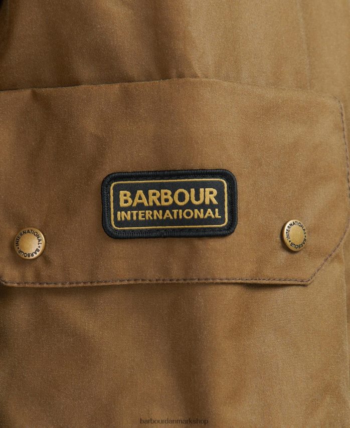 sand harlow vokset jakke BR2BR264 Mænd Barbour tøj