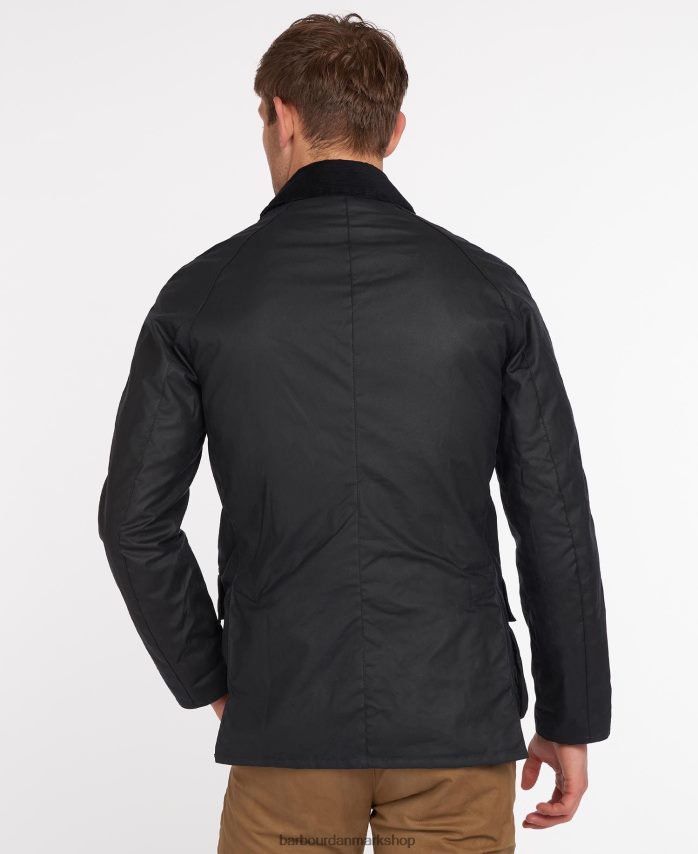 sort ashby voksjakke BR2BR25 Mænd Barbour tøj