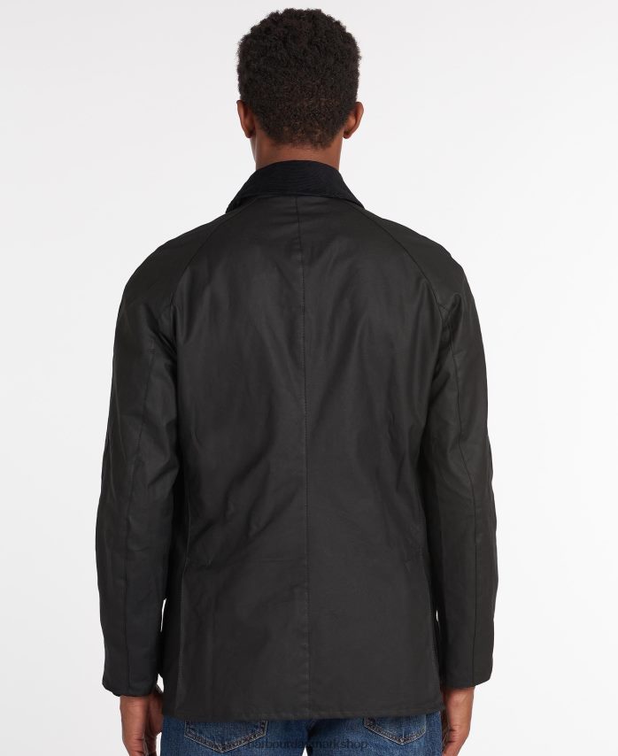 sort ashby voksjakke BR2BR28 Mænd Barbour tøj