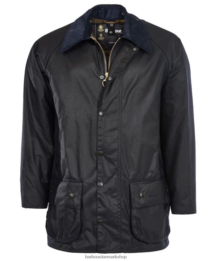 sort beaufort voks jakke BR2BR210 Mænd Barbour tøj