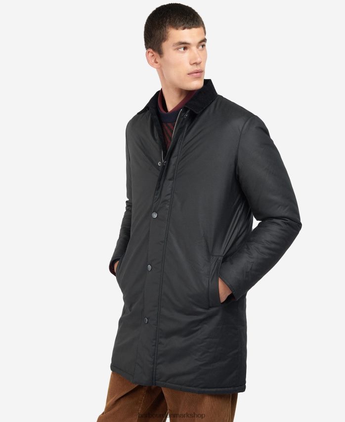 sort/cordovan kenstone voksjakke BR2BR271 Mænd Barbour tøj