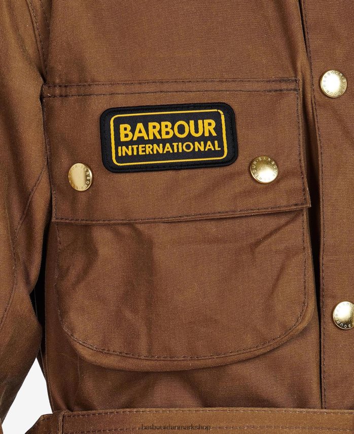sort international original vokset jakke BR2BR221 Mænd Barbour tøj