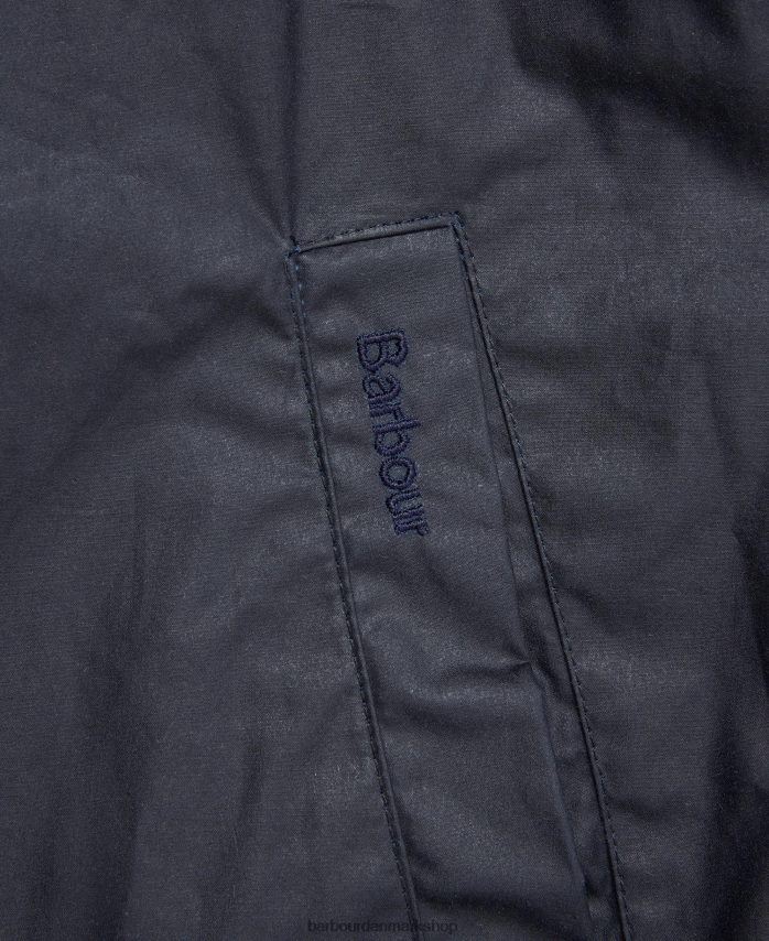 sort let royston vokset bomuldsjakke BR2BR29 Mænd Barbour tøj