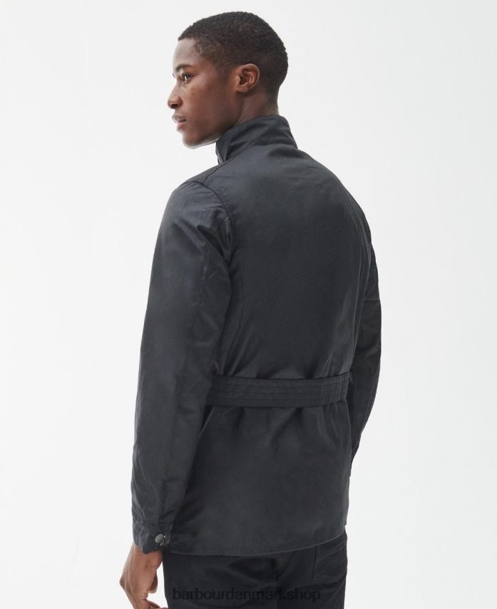 sort slank international voksjakke BR2BR214 Mænd Barbour tøj